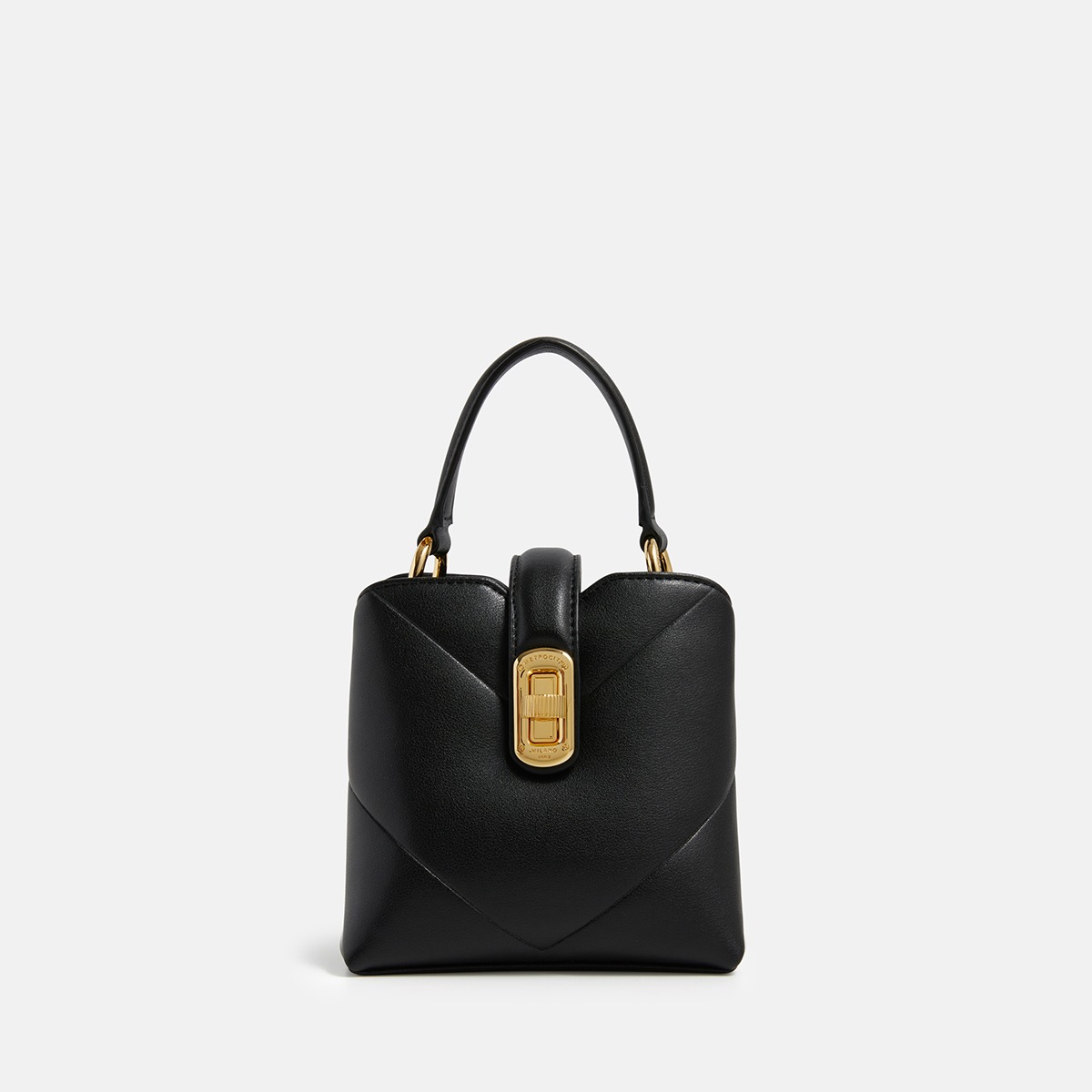 Metrocity, Bags, Metrocity Saffiano Black Leather Shoulder Handbag